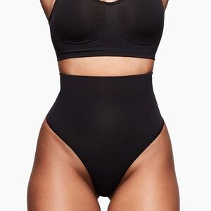SKIMS Tan High-Waisted Shapewear with Tummy Control